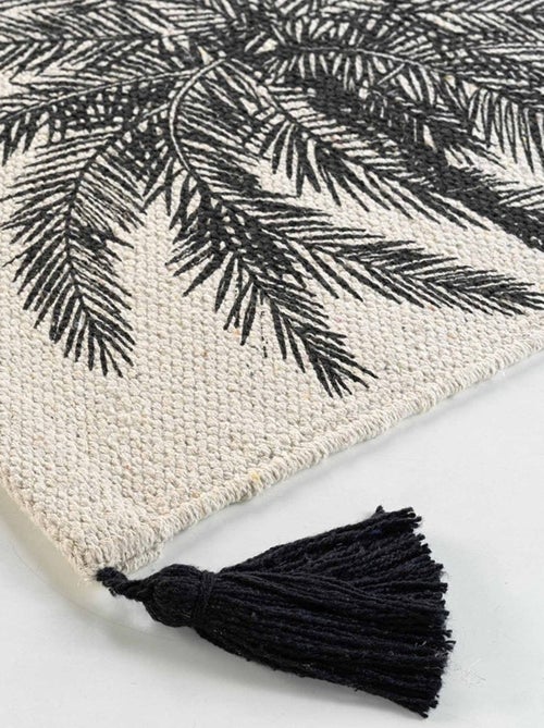 Tapis pompons 60x90 cm Kenya Lodge - Kiabi