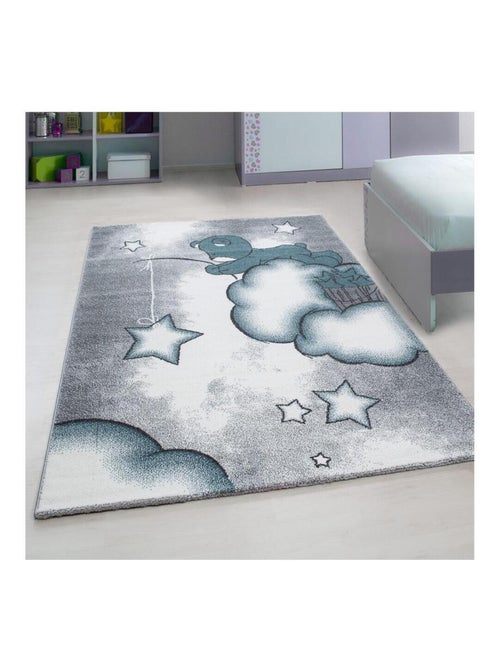 Tapis pour bébé rectangle à courtes mèches Comix - Kiabi