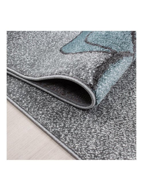 Tapis pour bébé rectangle à courtes mèches Comix - Kiabi