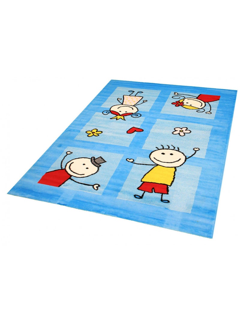 Tapis pour chambre de bébé Mila Bleu turquoise - Kiabi