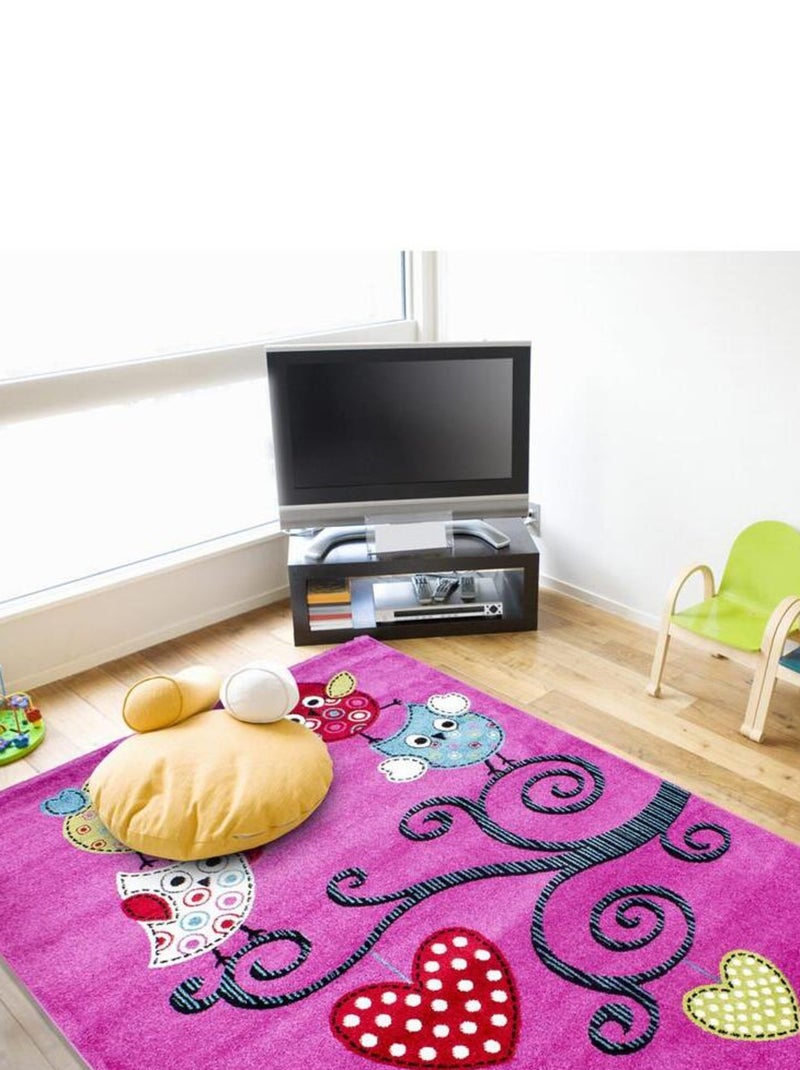Tapis pour chambre de fille lilas Osia Mauve lilas - Kiabi