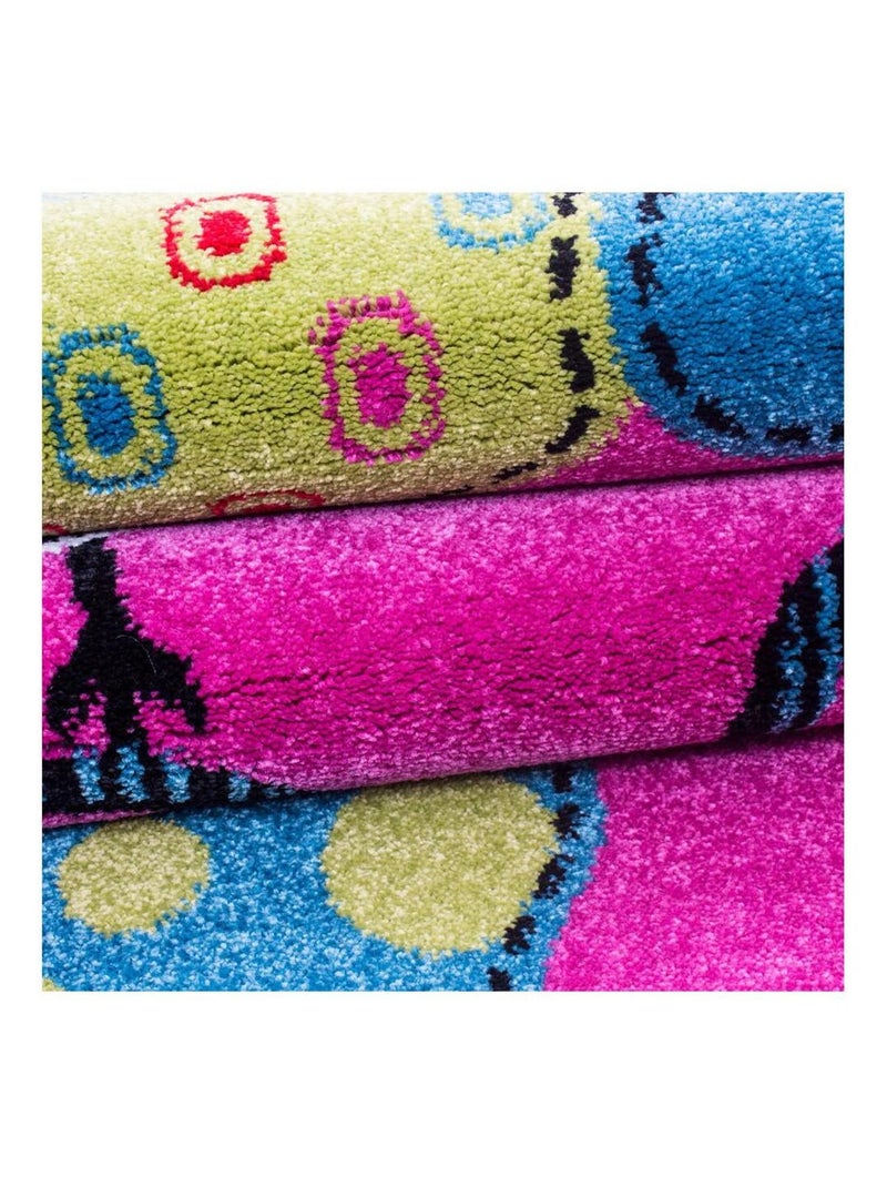 Tapis pour chambre de fille lilas Osia Mauve lilas - Kiabi