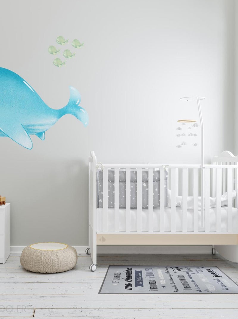 Tapis pour enfant KEHL règles de chambre gris Gris - Kiabi