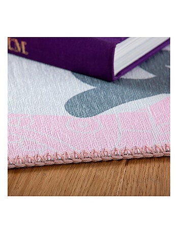Tapis pour fille multicolore rectangle Ice