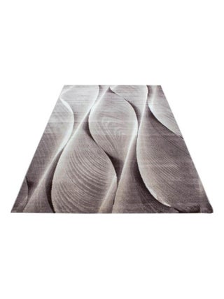 Tapis pour salon rectangle effet courbe Alabama