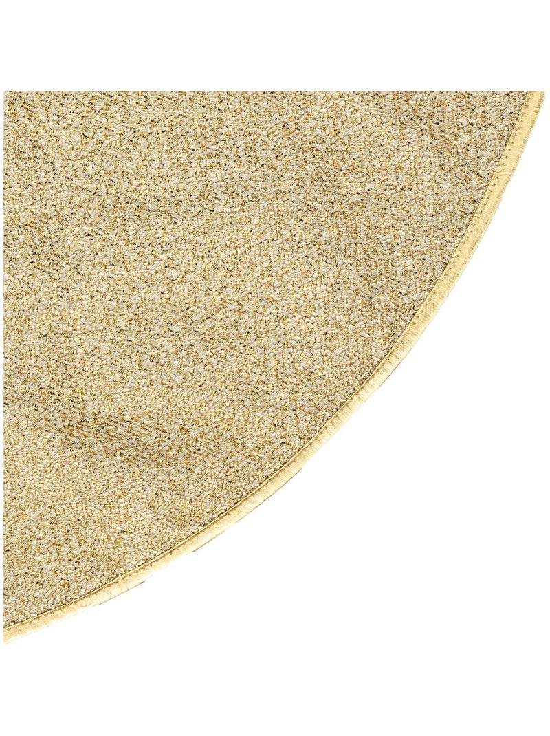 Tapis pour sapin de Noël à paillettes Doré/or - Kiabi