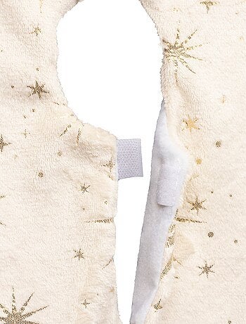 Tapis pour sapin de Noël motifs étoiles dorées