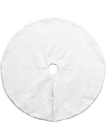 Tapis pour sapin de Noël motifs étoiles dorées