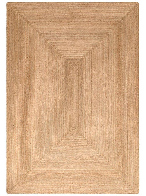 Tapis pour une chambre ou une entrée motif simple, jute l tissé main, design chaleureux - Kiabi Tapis pour une chambre ou une entrée motif simple, jute l tissé main, design chaleureux - Kiabi
