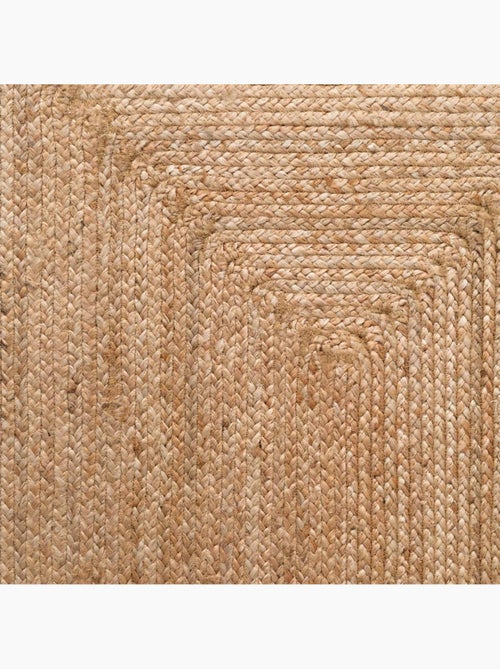 Tapis pour une chambre ou une entrée motif simple, jute l tissé main, design chaleureux - Kiabi Tapis pour une chambre ou une entrée motif simple, jute l tissé main, design chaleureux - Kiabi