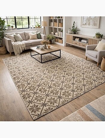 Tapis chambre tissé LYN49 CARODE