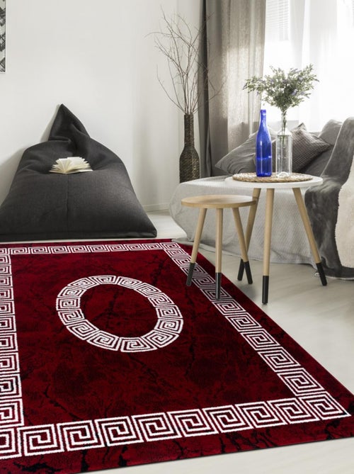 Tapis pour une chambre ou une entrée tissé motif baroque SAPURI - Kiabi