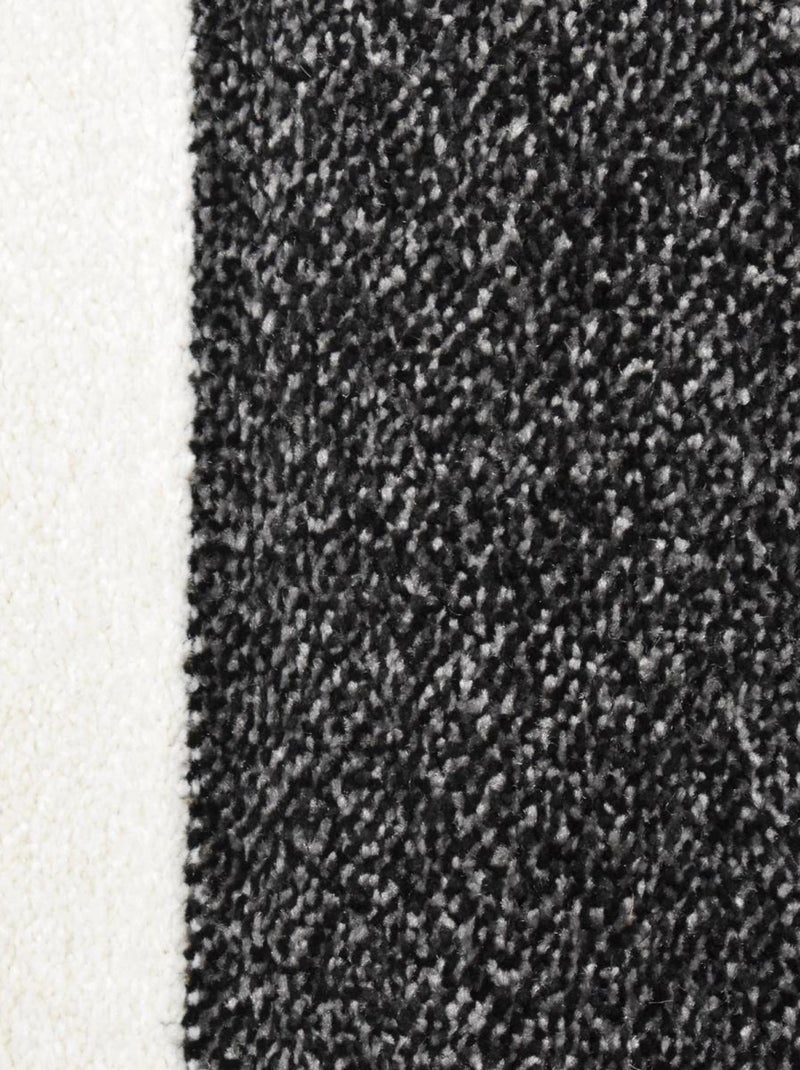 Tapis pour une chambre ou une entrée tissé motif damier LYN8 COMMA Bleu - Kiabi