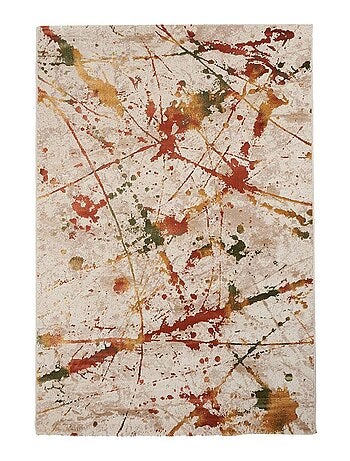 Tapis pour une chambre ou une entrée tissé motif ethnique ABTRACT