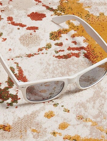 Tapis pour une chambre ou une entrée tissé motif ethnique ABTRACT