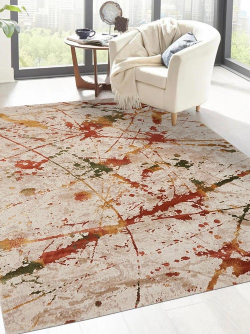 Tapis pour une chambre ou une entrée tissé motif ethnique ABTRACT - Kiabi