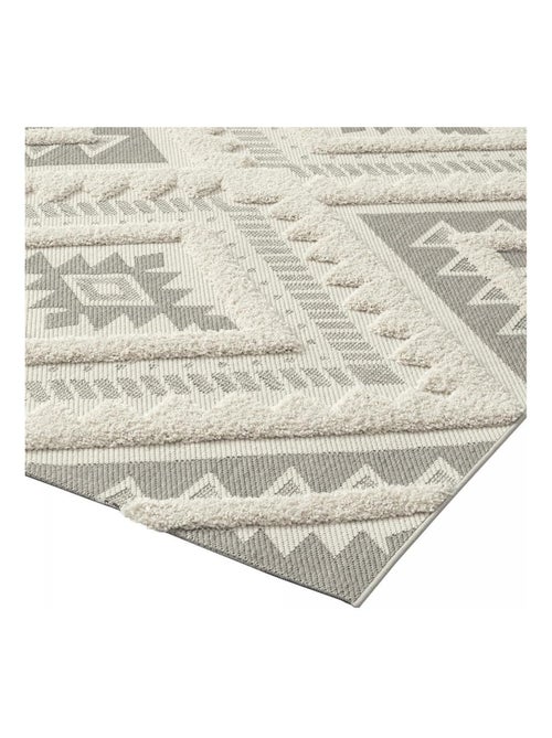 Tapis pour une chambre ou une entrée tissé motif ethnique BAIME - Kiabi