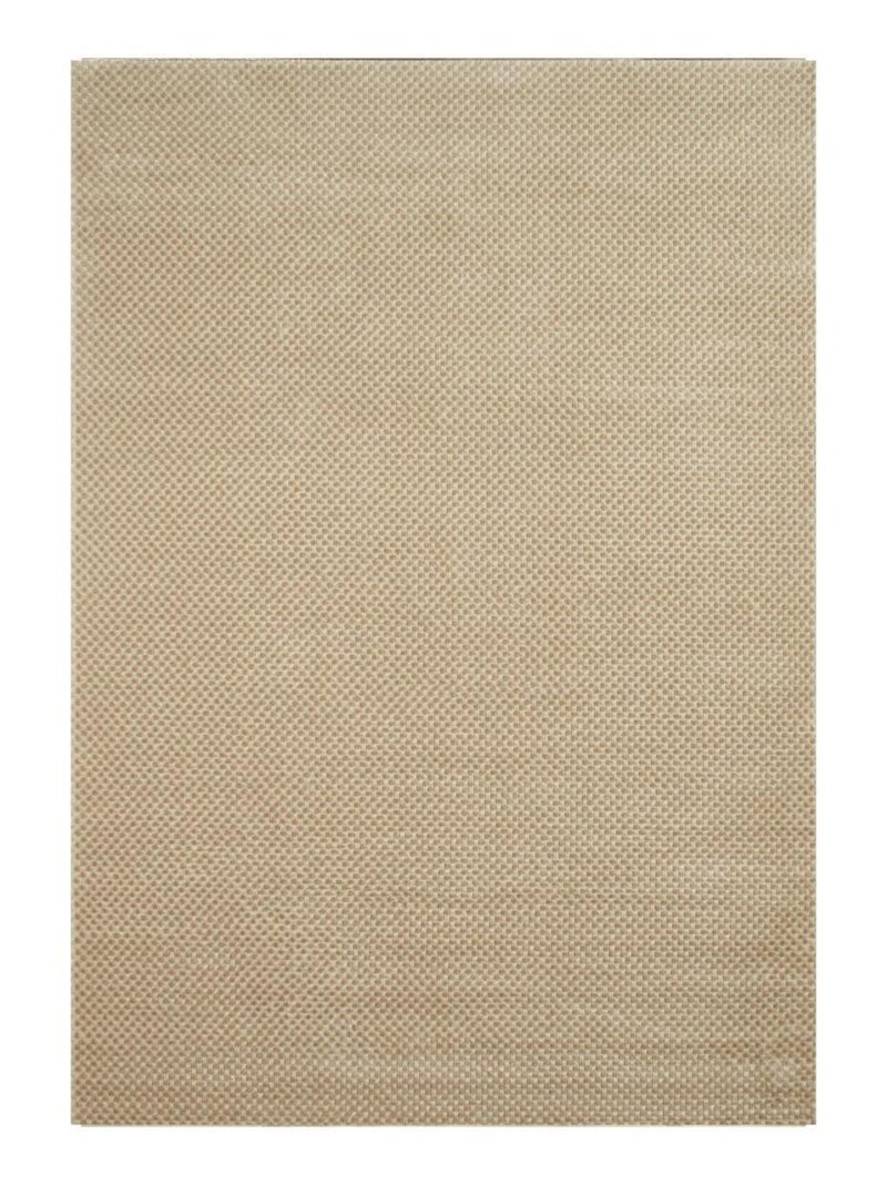 Tapis pour une chambre ou une entrée tissé motif faux uni LUNKIN 6 Ecru - Kiabi