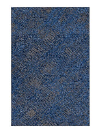 Tapis salon et chambre tissé motif faux uni TEREMINDE