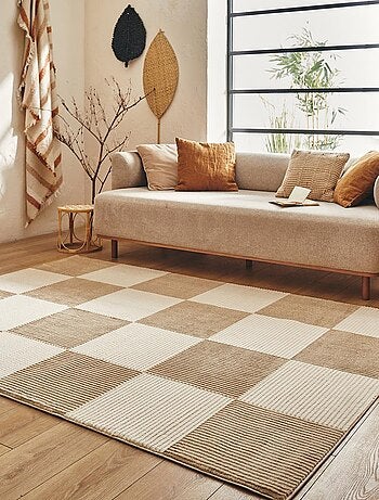 Tapis pour une chambre ou une entrée tissé motif géométrique LUNKIN 5