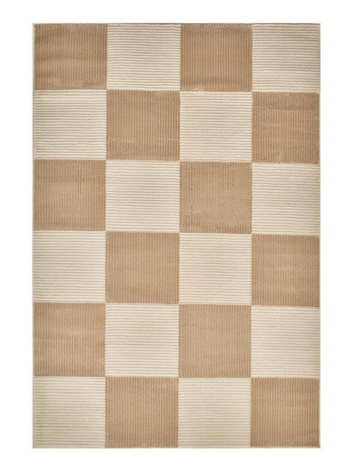 Tapis pour une chambre ou une entrée tissé motif géométrique LUNKIN 5 - Kiabi