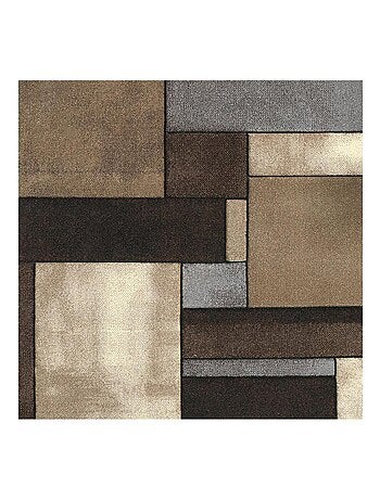 Tapis salon et chambre tissé motif géométrique LYN8 GEOME