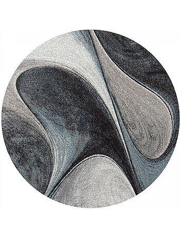 Tapis salon et chambre tissé motif géométrique LYN8 MADILA