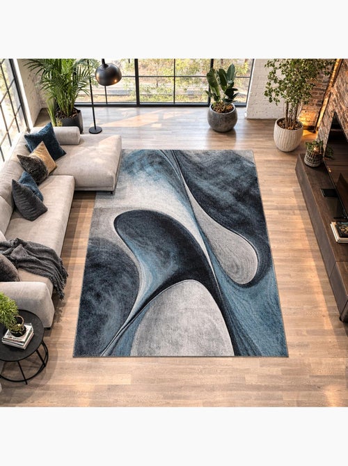 Tapis pour une chambre ou une entrée tissé motif géométrique LYN8 MADILA - Kiabi