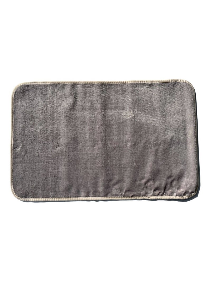 Tapis PROMO LINGE Gris - Kiabi