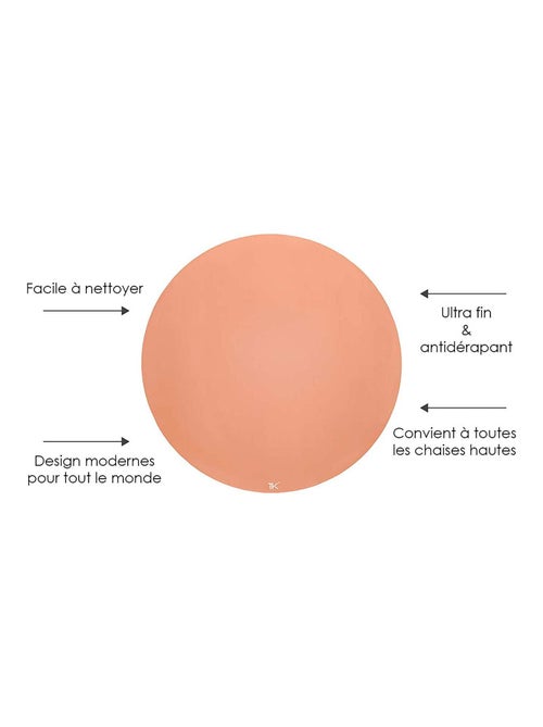 Tapis protège sol rond SPLAT MAT CAMEL - Kiabi
