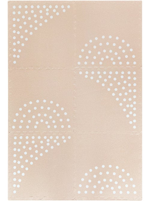 Tapis puzzle éducatif motif de points 6 pièces - Kiabi Tapis puzzle éducatif motif de points 6 pièces - Kiabi