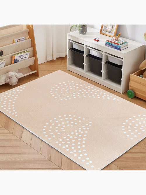 Tapis puzzle éducatif motif de points 6 pièces - Kiabi Tapis puzzle éducatif motif de points 6 pièces - Kiabi
