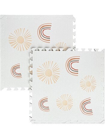 Tapis puzzle éducatif motif de points 6 pièces