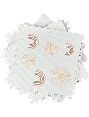Tapis puzzle éducatif motif de points 6 pièces