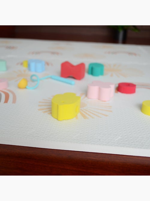Tapis puzzle éducatif motif de points 6 pièces - Kiabi