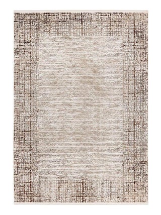Tapis rayé rectangle moderne poils ras Livio