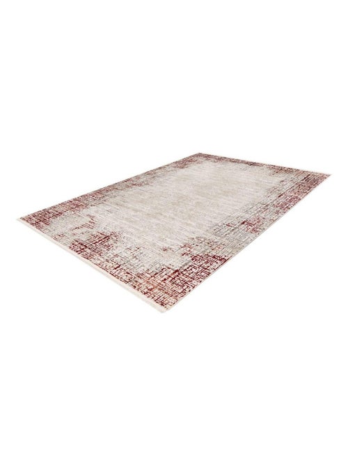 Tapis rayé rectangle moderne poils ras Livio - Kiabi