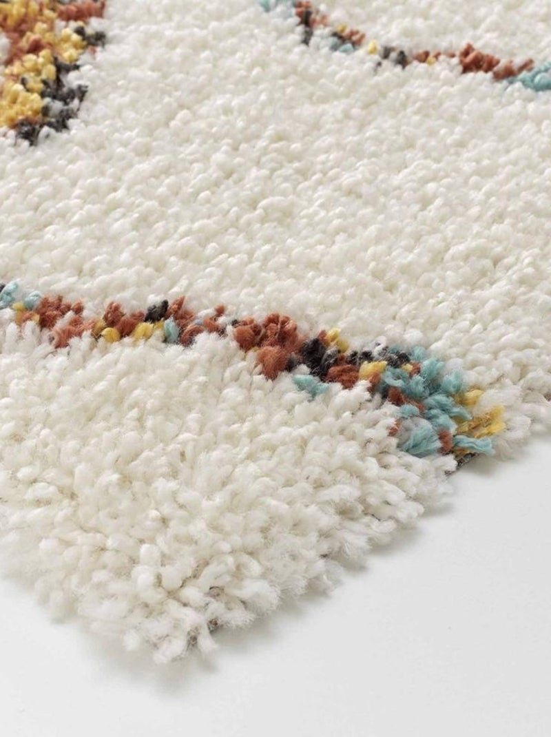 Tapis rectangle 120x170 cm Vasco Beige - Kiabi