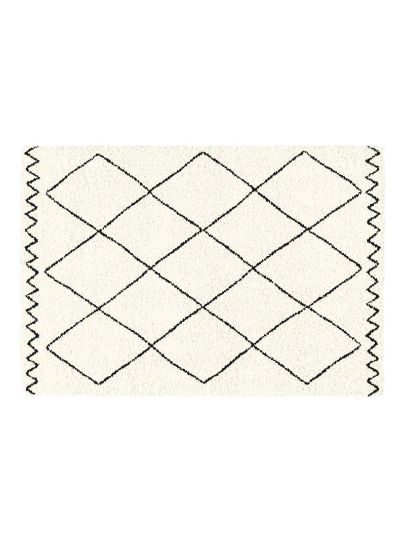 Tapis rectangle 160x230cm Beige Beige - Kiabi