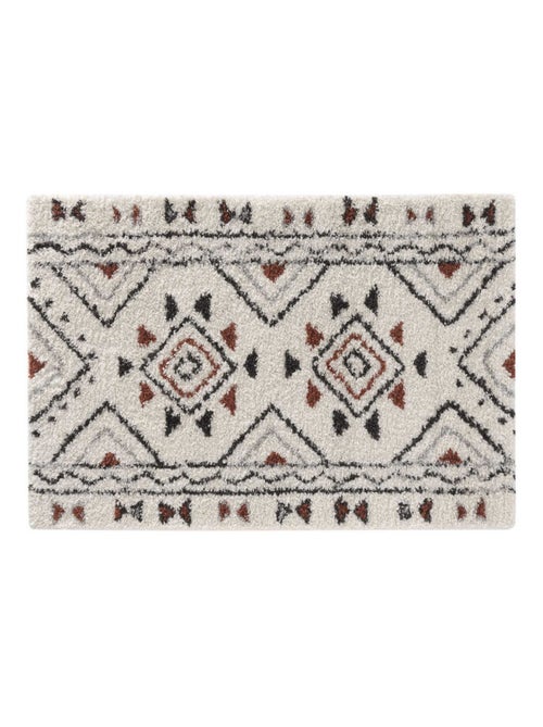 Tapis rectangle 160x230cm saharienne beige - Kiabi