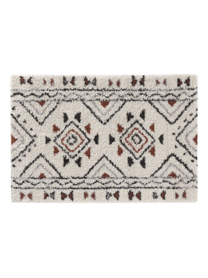 Tapis rectangle 160x230cm saharienne beige Beige - Kiabi