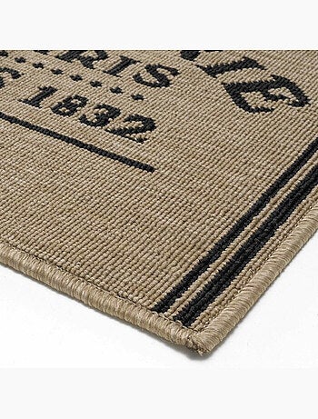 Tapis rectangle 50 x 80 cm bouclette troquet Sans