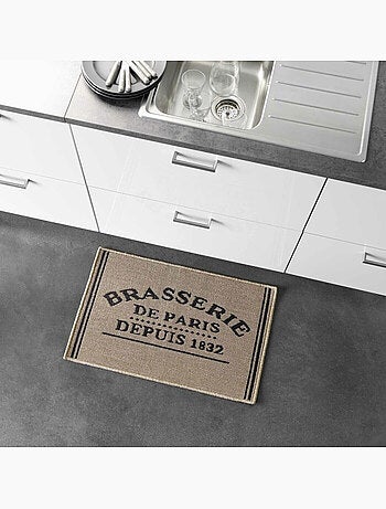 Tapis rectangle 50 x 80 cm bouclette troquet Sans