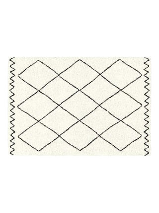 Tapis rectangle 60x110 cm Saoura beige