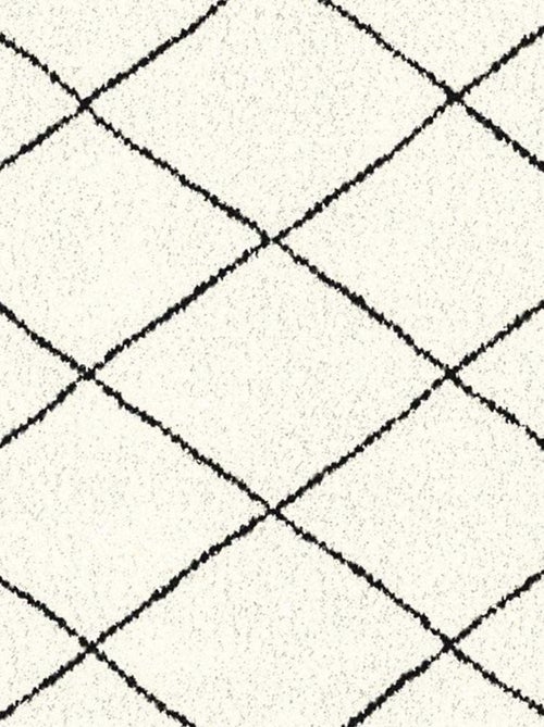 Tapis rectangle 60x110 cm Saoura beige - Kiabi