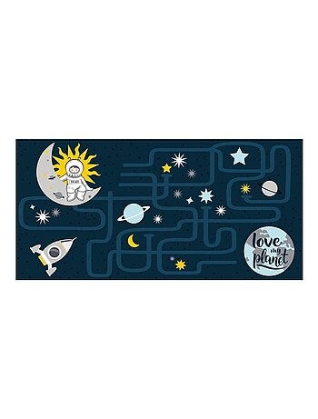 Tapis rectangle 60x120 cm Petit Astronaute