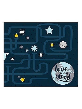 Tapis rectangle 60x120 cm Petit Astronaute