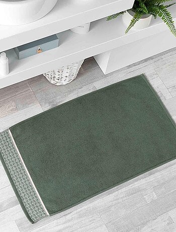 Tapis rectangle Belin blanc 50 x 85 cm