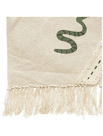 Tapis rectangle coton Jungle 100x150