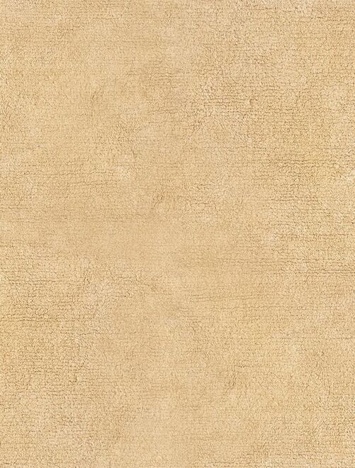 Tapis rectangle coton pompons 100x150 beige - Kiabi